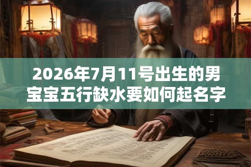 2026年7月11号出生的男宝宝五行缺水要如何起名字