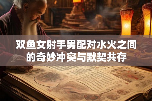 双鱼女射手男配对水火之间的奇妙冲突与默契共存