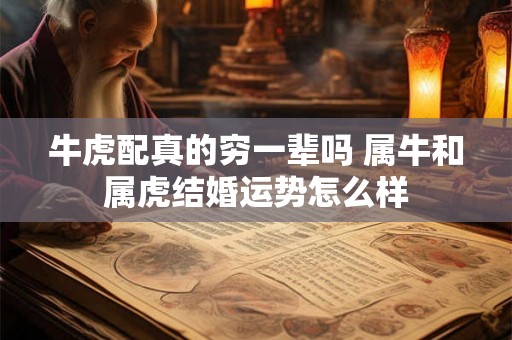 牛虎配真的穷一辈吗 属牛和属虎结婚运势怎么样