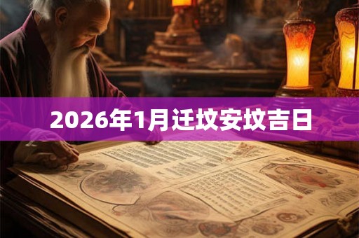 2026年1月迁坟安坟吉日