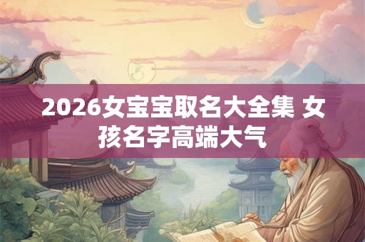2026女宝宝取名大全集 女孩名字高端大气
