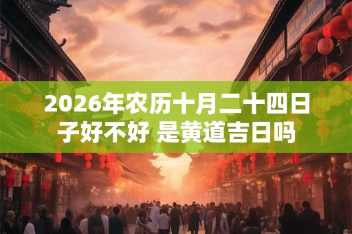 2026年农历十月二十四日子好不好 是黄道吉日吗