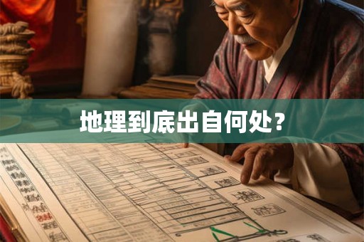 地理到底出自何处？