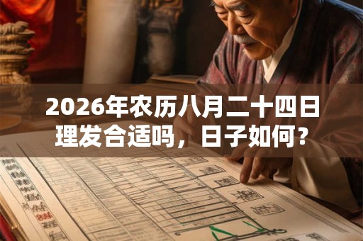 2026年农历八月二十四日理发合适吗，日子如何？