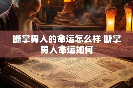 断掌男人的命运怎么样 断掌男人命运如何 断掌男人的命运怎么样 断掌男人命运如何