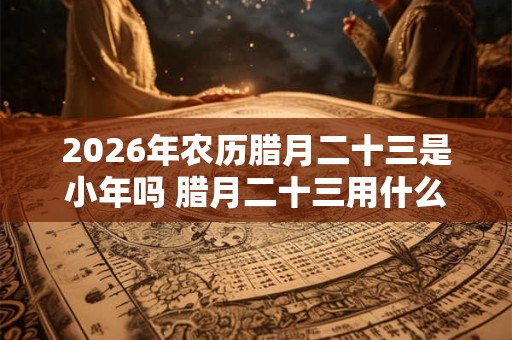 2026年农历腊月二十三是小年吗 腊月二十三用什么祭灶