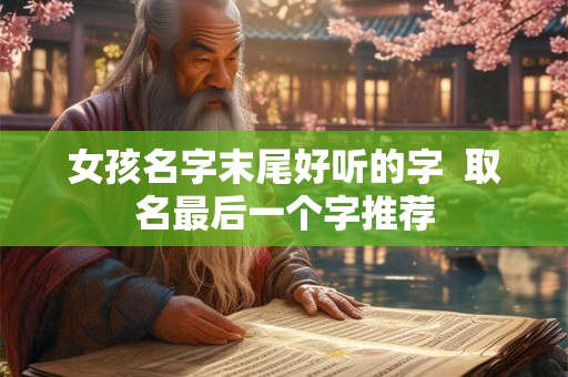 女孩名字末尾好听的字 取名最后一个字推荐 女孩名字末尾好听的字 取名最后一个字推荐