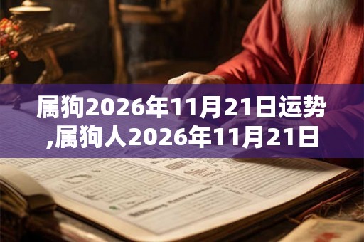 属狗2026年11月21日运势,属狗人2026年11月21日财运,生肖狗2026年11月21日运势
