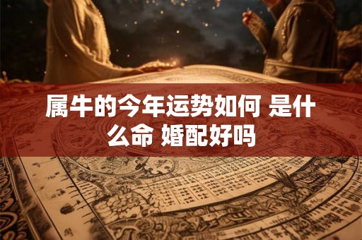 属牛的今年运势如何 是什么命 婚配好吗
