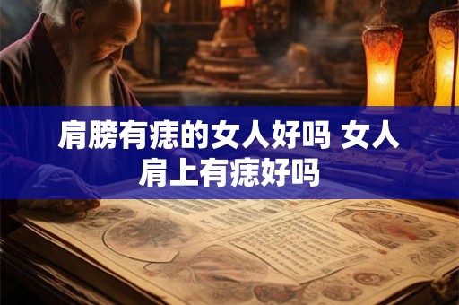 肩膀有痣的女人好吗 女人肩上有痣好吗