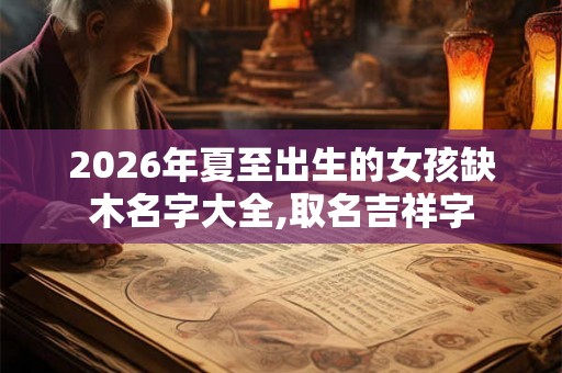 2026年夏至出生的女孩缺木名字大全,取名吉祥字