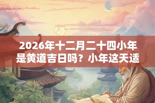 2026年十二月二十四小年是黄道吉日吗?小年这天适合签约吗? 2026年十二月二十四小年是黄道吉日吗?小年这天适合签约吗?