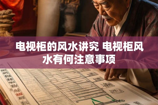 电视柜的风水讲究 电视柜风水有何注意事项