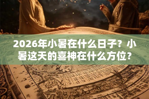 2026年小暑在什么日子?小暑这天的喜神在什么方位? 2026年小暑在什么日子?小暑这天的喜神在什么方位?