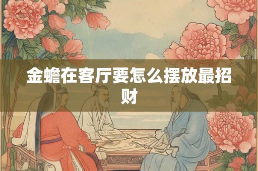 金蟾在客厅要怎么摆放最招财