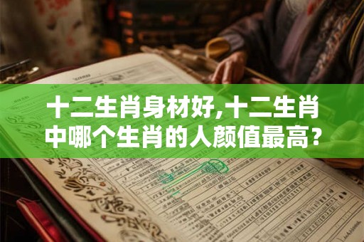 十二生肖身材好,十二生肖中哪个生肖的人颜值最高？