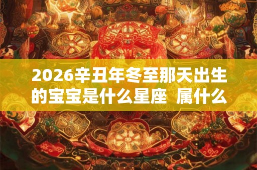 2026辛丑年冬至那天出生的宝宝是什么星座  属什么生肖