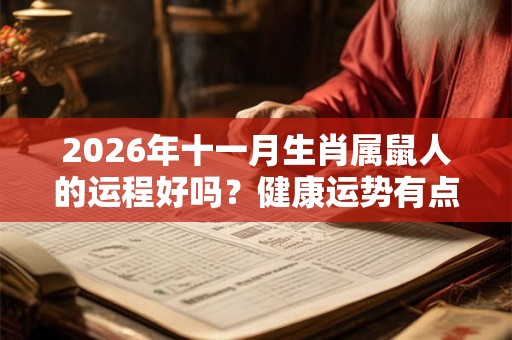 2026年十一月生肖属鼠人的运程好吗？健康运势有点下滑