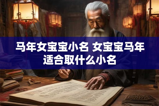 马年女宝宝小名 女宝宝马年适合取什么小名 马年女宝宝小名 女宝宝马年适合取什么小名