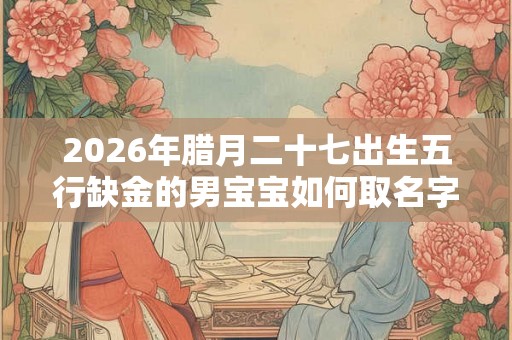 2026年腊月二十七出生五行缺金的男宝宝如何取名字