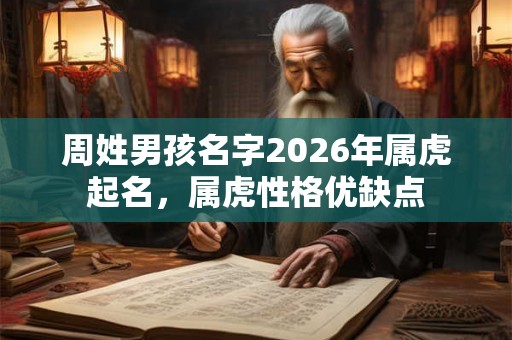 周姓男孩名字2026年属虎起名，属虎性格优缺点