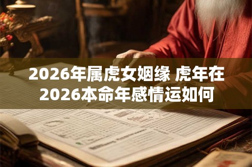 2026年属虎女姻缘 虎年在2026本命年感情运如何 2026年属虎女姻缘 虎年在2026本命年感情运如何
