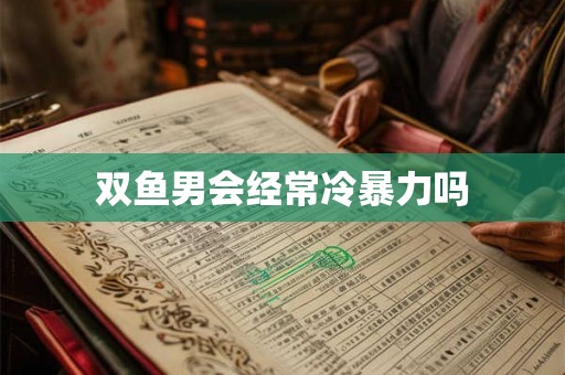 双鱼男会经常冷暴力吗