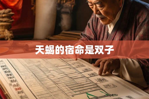 天蝎的宿命是双子