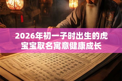 2026年初一子时出生的虎宝宝取名寓意健康成长