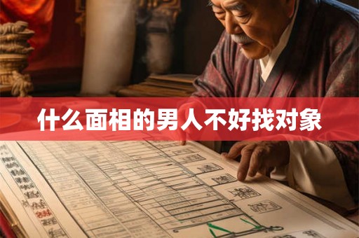 什么面相的男人不好找对象