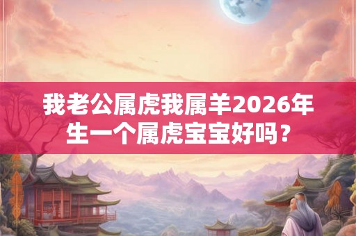 我老公属虎我属羊2026年生一个属虎宝宝好吗？