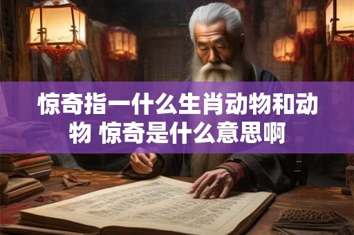 惊奇指一什么生肖动物和动物 惊奇是什么意思啊