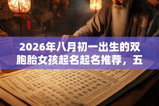 2026年八月初一出生的双胞胎女孩起名起名推荐,五行属什么 2026年八月初一出生的双胞胎女孩起名起名推荐,五行属什么