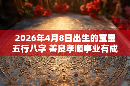 2026年4月8日出生的宝宝五行八字 善良孝顺事业有成