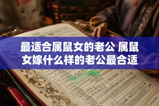 最适合属鼠女的老公 属鼠女嫁什么样的老公最合适 最适合属鼠女的老公 属鼠女嫁什么样的老公最合适