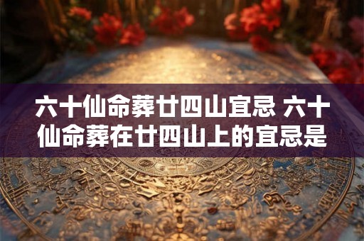 六十仙命葬廿四山宜忌 六十仙命葬在廿四山上的宜忌是什么