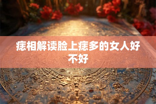 痣相解读脸上痣多的女人好不好