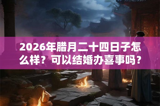 2026年腊月二十四日子怎么样？可以结婚办喜事吗？