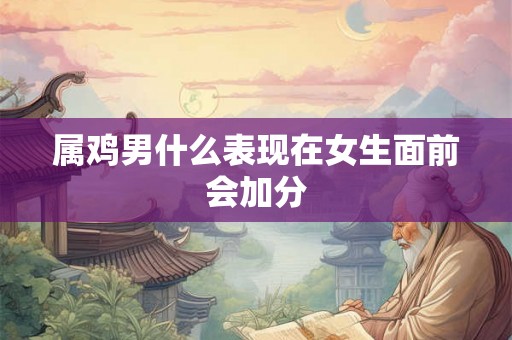 属鸡男什么表现在女生面前会加分 属鸡男什么表现在女生面前会加分