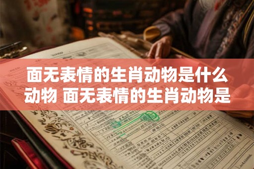 面无表情的生肖动物是什么动物 面无表情的生肖动物是什么动物呢