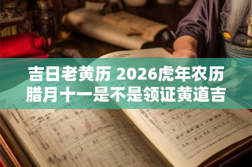 吉日老黄历 2026虎年农历腊月十一是不是领证黄道吉日