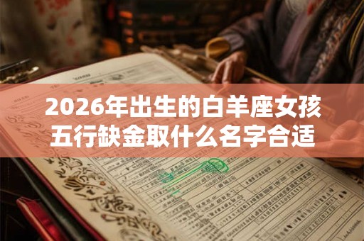 2026年出生的白羊座女孩五行缺金取什么名字合适
