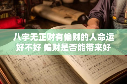 八字无正财有偏财的人命运好不好 偏财是否能带来好运