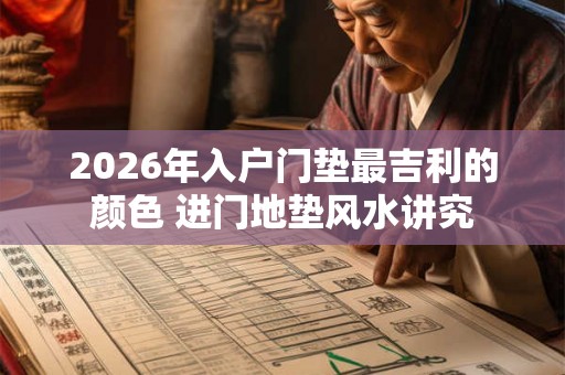 2026年入户门垫最吉利的颜色 进门地垫风水讲究