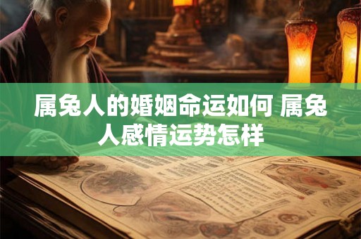 属兔人的婚姻命运如何 属兔人感情运势怎样
