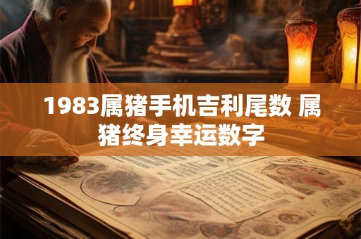 1983属猪手机吉利尾数 属猪终身幸运数字