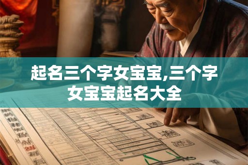 起名三个字女宝宝,三个字女宝宝起名大全 起名三个字女宝宝,三个字女宝宝起名大全