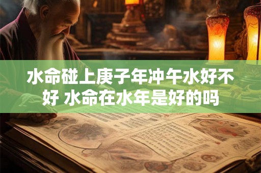 水命碰上庚子年冲午水好不好 水命在水年是好的吗