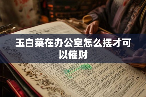 玉白菜在办公室怎么摆才可以催财