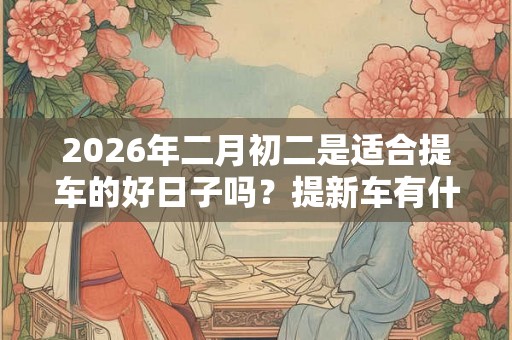 2026年二月初二是适合提车的好日子吗？提新车有什么风俗讲究？